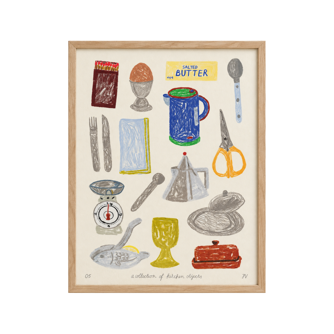 'KITCHEN OBJECTS’ Artwork